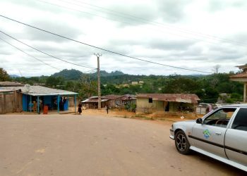 Une vue du quartier Bakélé à Koula-moutou.